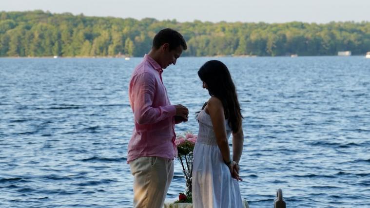 Eine romantische Ski-Verlobung. © Instagram