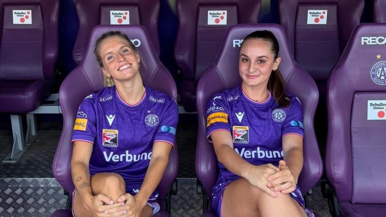 Elisa Pfattner (links) und Austria Wien kämpfen um den Einzug in die Ligaphase. © Elisa Pfattner / Instagram
