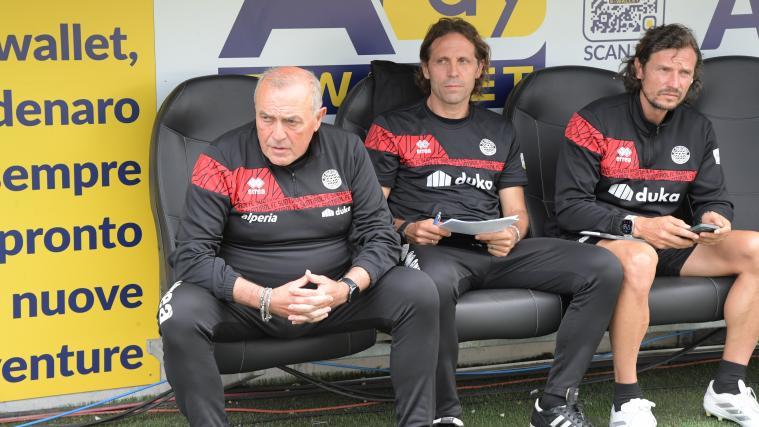 Fabrizio Castori (links) trainiert seit Dezember den FC Südtirol. © DLife