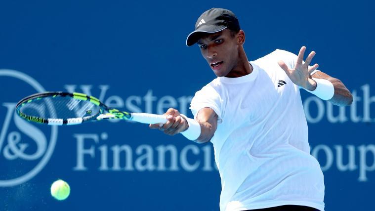 Felix Auger-Aliassime will Sinner ärgern. © APA / MATTHEW STOCKMAN