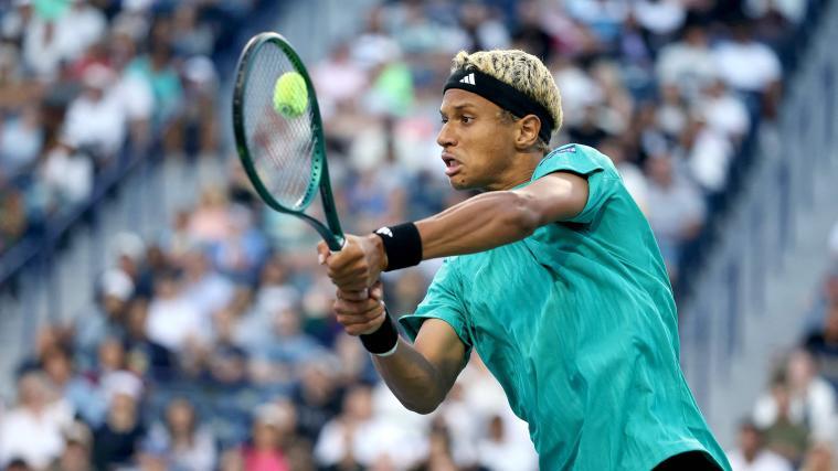 Gabriel Diallo will Sinner ärgern. © APA / MATTHEW STOCKMAN