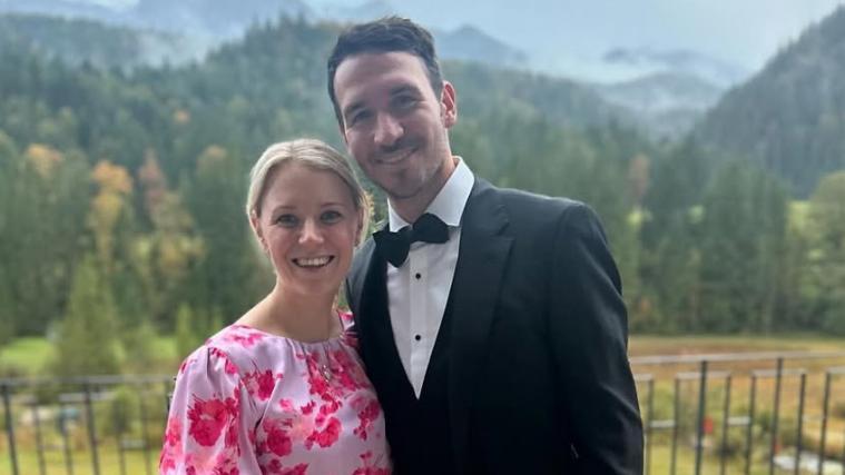 Happy couple: Felix and Miriam Neureuther. © Instagram