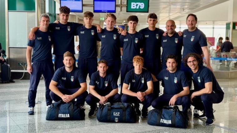 L'équipe nationale italienne se dirige vers Chengdu.