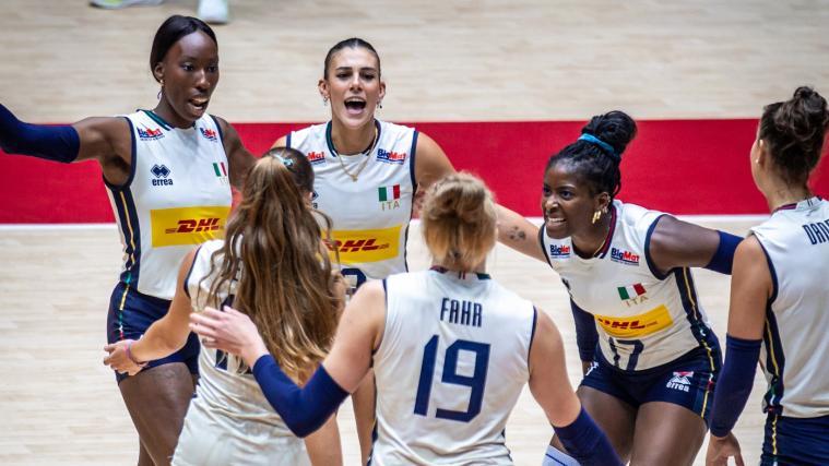 Italy's volleyball team is a true unit. © Luca Del Prete