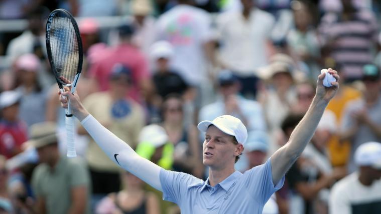 Jannik Sinner steht im Finale. © ANSA / MARK LYONS
