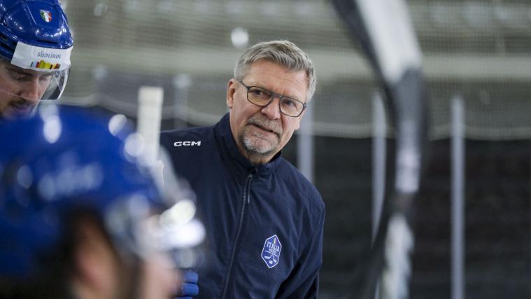 Jukka Jalonen, Headcoach der italienischen Eishockey-Nationalmannschaft.