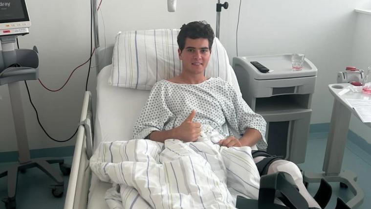 Marian Rigo hat sich eine schwere Knieverletzung zugezogen. © Instagram