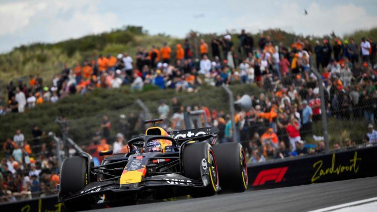 Max Verstappen landete im Kiesbett. © APA/afp / JOHN THYS