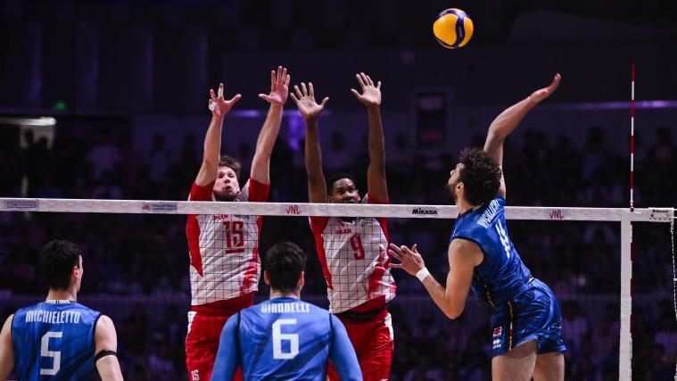 Nothing to be done: Poland proved too strong for Italy's team in the Nations League final. © Federvolley (2)