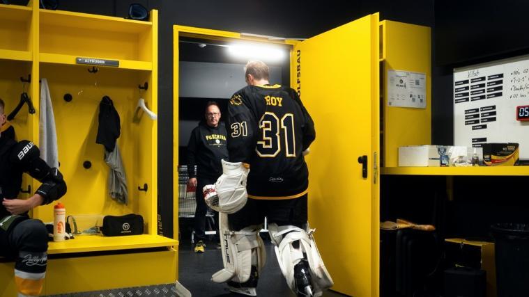 Olivier Roy, former goalie of HC Pustertal.