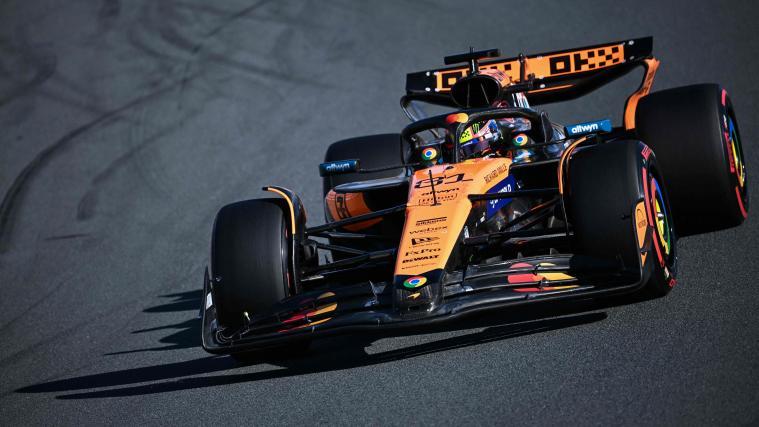 Oscar Piastri war in seinem McLaren unschlagbar. © APA/afp / NICOLAS TUCAT