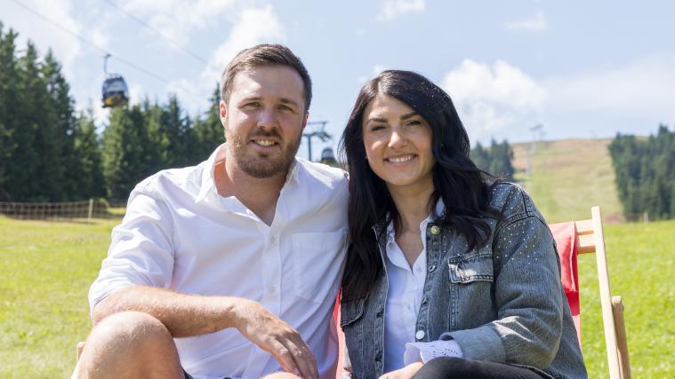 Skirennläufer Christian Walder und Super-G-Weltmeisterin Stephanie Venier bekommen ein Baby. © APA / EXPA/JOHANN GRODER