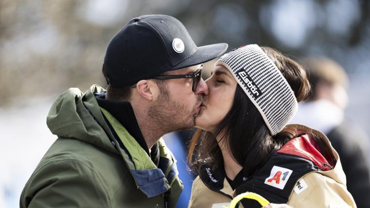 Stephanie Venier und Christian Walder haben sich verlobt. © KEYSTONE / ALESSANDRO DELLA VALLE