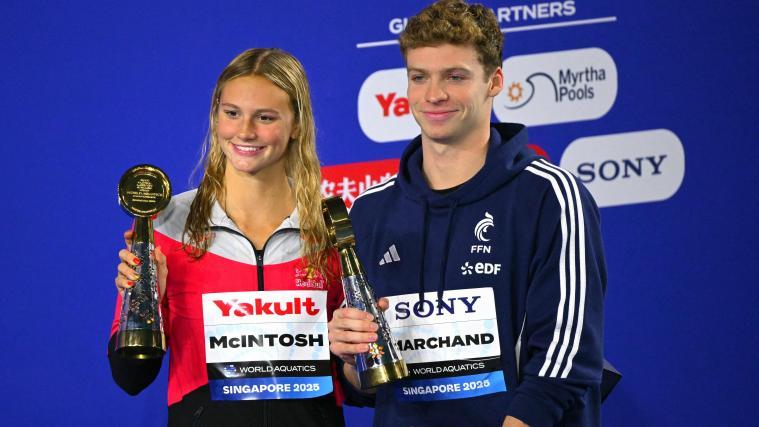 Summer McIntosh and Leon Marchand were the outstanding athletes. © APA/afp / FRANCOIS-XAVIER MARIT
