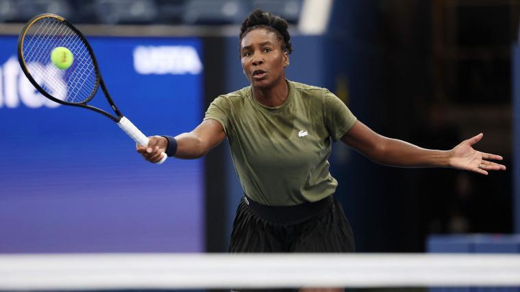 Venus Williams bei einer Trainingseinheit vor den US Open. © APA / AL BELLO