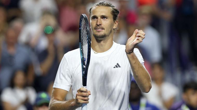 Zufrieden: Alexander Zverev steht im Toronto-Halbfinale. © APA / MATTHEW STOCKMAN