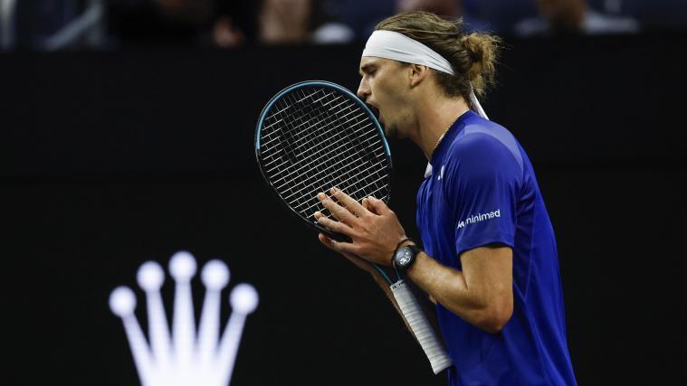 Alexander Zverev verlor sein Match beim Laver Cup. © ANSA / JOHN G. MABANGLO