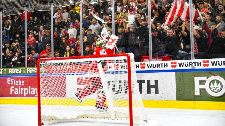 Bot eine überragende Vorstellung: Bozen-Goalie Jonny Vallini. © HC Bozen / Manfred Mair