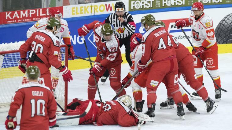 Bozen (in rot) musste sich Mountfield geschlagen geben. © Vanna Antonello