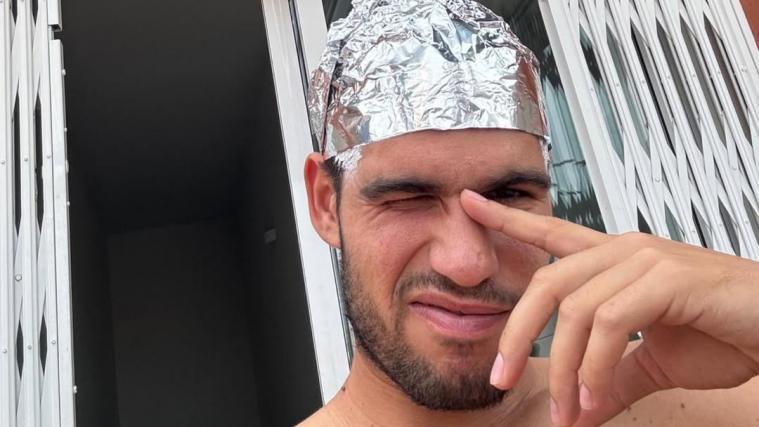 Carlos Alcaraz sorgte für viel Aufsehen. © Instagram