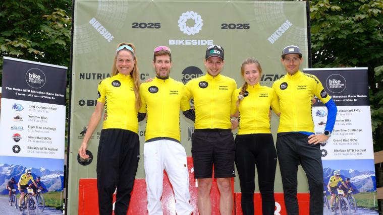 Die Gesamtsieger beim  Bike Marathon Classics. © velomedia.ch / Martin Platter