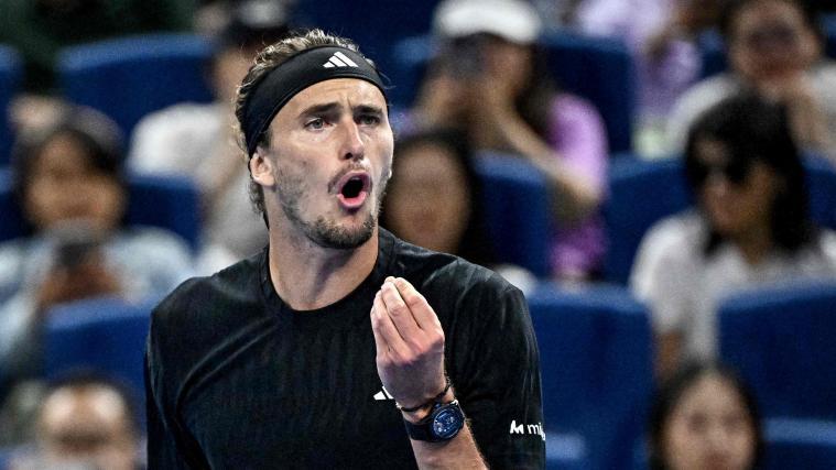 Es läuft einfach nicht bei Alexander Zverev. © APA/afp / PEDRO PARDO