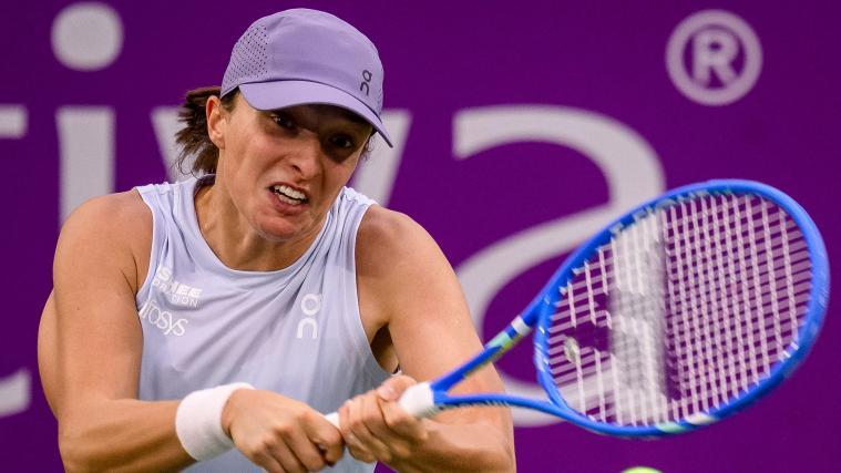 Iga Swiatek durfte sich freuen. © APA/afp / ANTHONY WALLACE