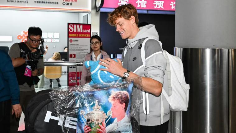 Jannik Sinner wurde herzlich empfangen. © China Open