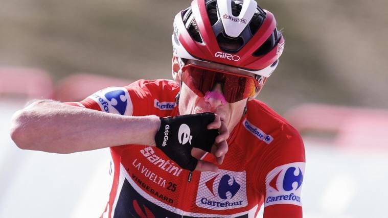 Jonas Vingegaard steht vor seinem ersten Vuelta-Triumph. © ANSA / Javier Lizon