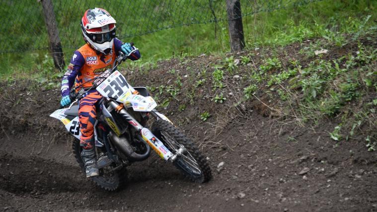 Liam Pichler during his race in Sardinia. © PM FMI