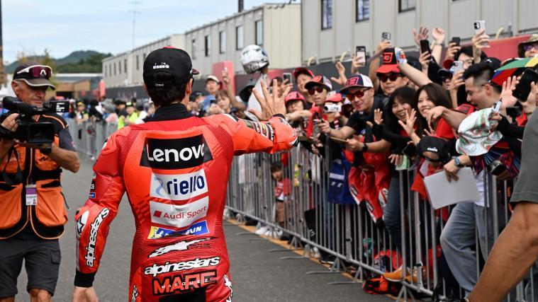 Marc Marquez est sur le point de remporter son septième titre de champion du monde. © APA/afp / TOSHIFUMI KITAMURA