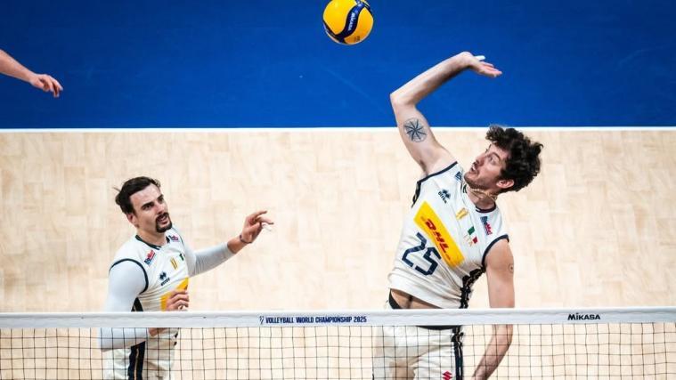 Simone Giannelli (left) and Mattia Bottolo (right) harmonized perfectly. © federazioneitalianapalavolo