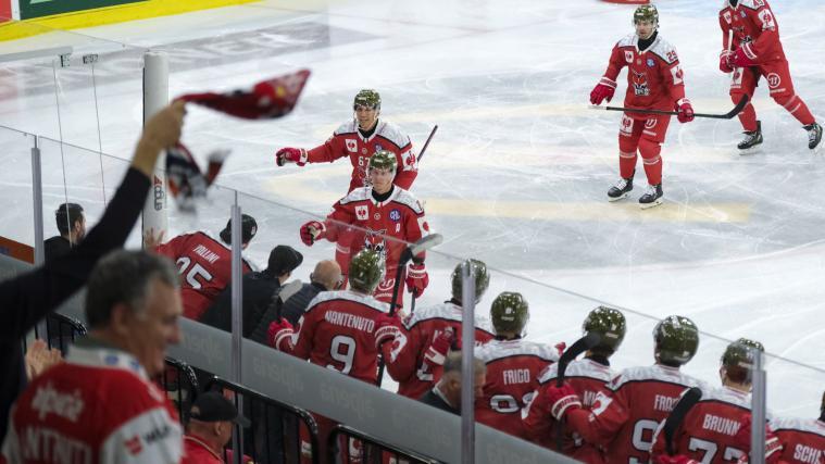 Spieler und Fans flippen aus: Der HCB feiert den nächsten internationalen Sieg. © Vanna Antonello