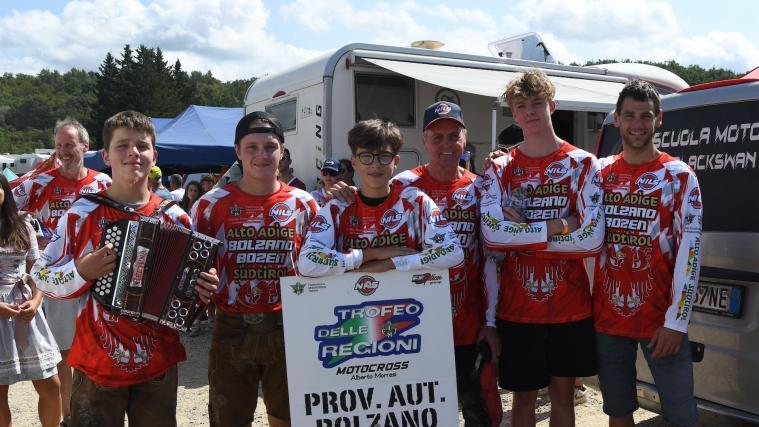 South Tyrol's motocross riders at the Regional Trophy.