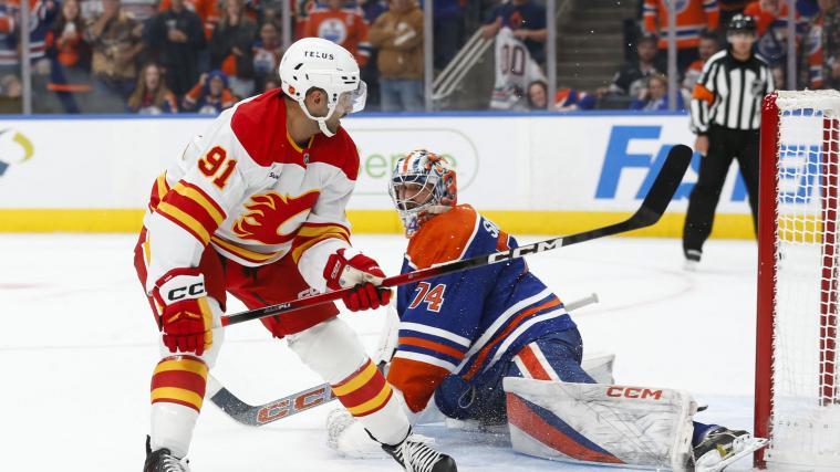 Les Flames de Calgary ont vaincu les Oilers d'Edmonton. © APA / CODIE MCLACHLAN