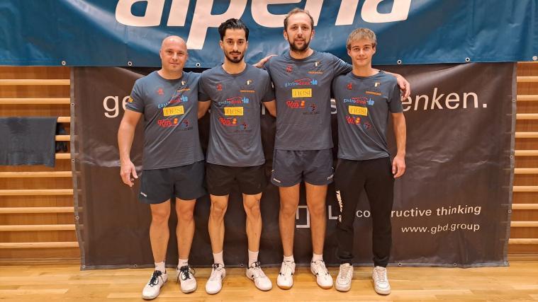 Die Mannschaft des ASV TT Sarntal.