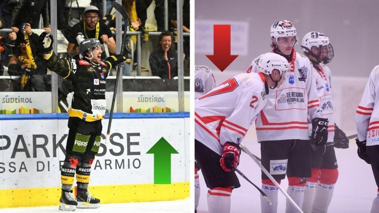 Die neuen Auf- und Absteiger sind da. © HC 3 Zinnen Dolomites / HC Pustertal / I. Foppa