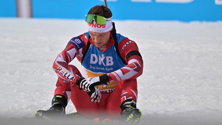 Ein österreichsicher Biathlet hat Schluss gemacht. © AFP / JOE KLAMAR
