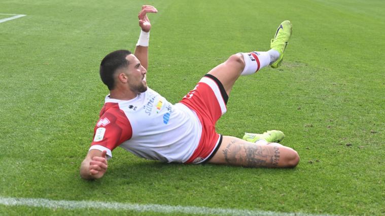 Emanuele Pecorino a marqué le 1-0, mais lui aussi a fait une erreur avec le FCS. © DLife