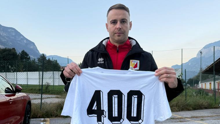 Fabio Bertoldi hat sein 400. Tor im Südtiroler Amateurfußball erzielt. © Privat
