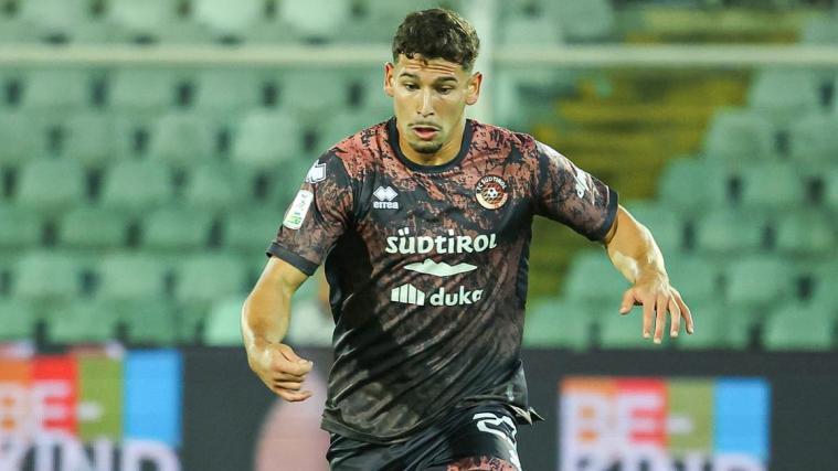 Federico Davi bestreitet sein erstes Serie-B-Spiel von Anfang an. © FC Südtirol