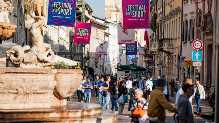 In Trient und Umgebung freut man sich auf das Festival des Sports.