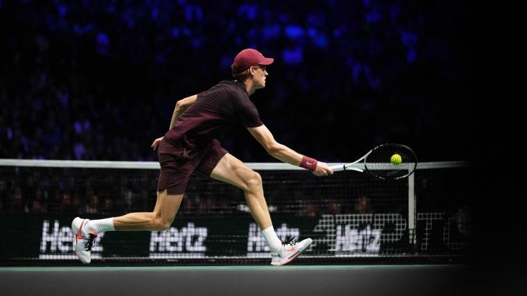 Jannik Sinner steht i Achtelfinale. © APA/afp / DIMITAR DILKOFF