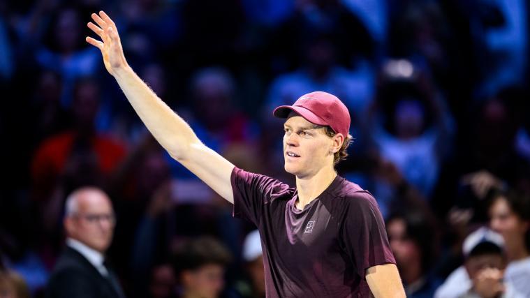 Jannik Sinner steht im Finale des ATP-Turniers in Wien. © APA / MAX SLOVENCIK