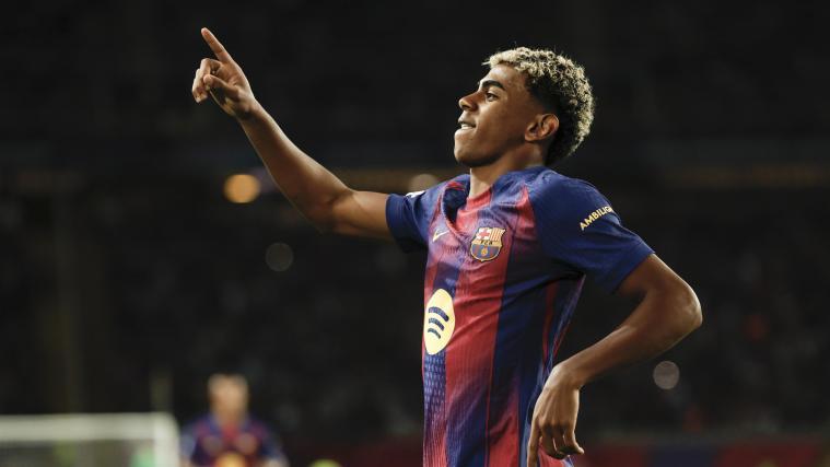 Lamine Yamal erzielte einen Elfmeter. © ANSA / ALBERTO ESTEVEZ