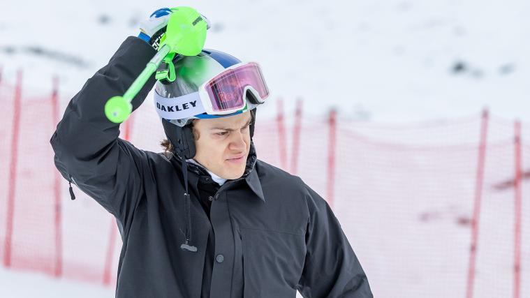 Lucas Pinheiro Braathen escaped with a scare. © APA / EXPA/JOHANN GRODER