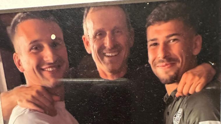 Men's gang: Simone, Tata Alessandro and Federico Davi (from left)