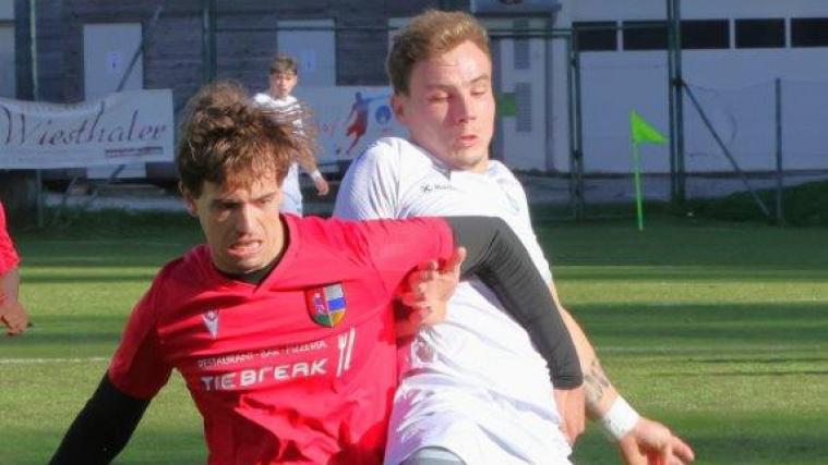 Matteo Mucci war mit Gossensaß gegen Manuel Wisthaler (3 Zinnen, von links) chancenlos. D. Laner