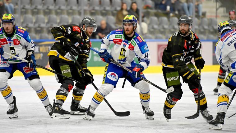 Matthias Mantinger und Raphael Andergassen feierten den nächsten Sieg. © I. Foppa / HC Pustertal