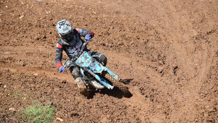 Motocross-Pilot Gabriel Hueber.